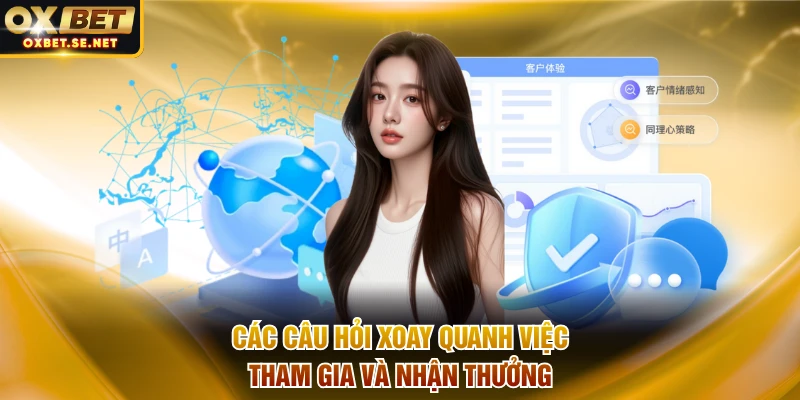 Các câu hỏi xoay quanh việc tham gia và nhận thưởng